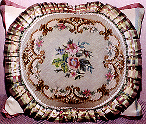 Cushion with Needlepoint