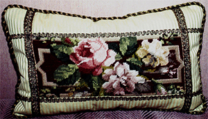 Cushion with Needlepoint